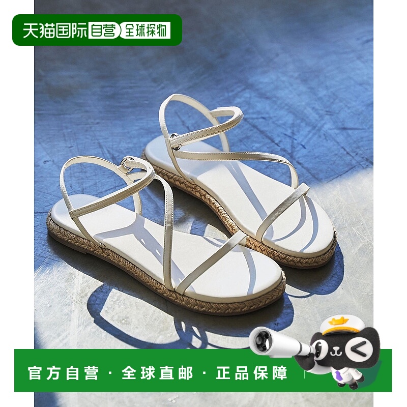 1小时内可退 日本直邮【RONEL】脚踝绑带平底凉鞋 coen外穿休闲