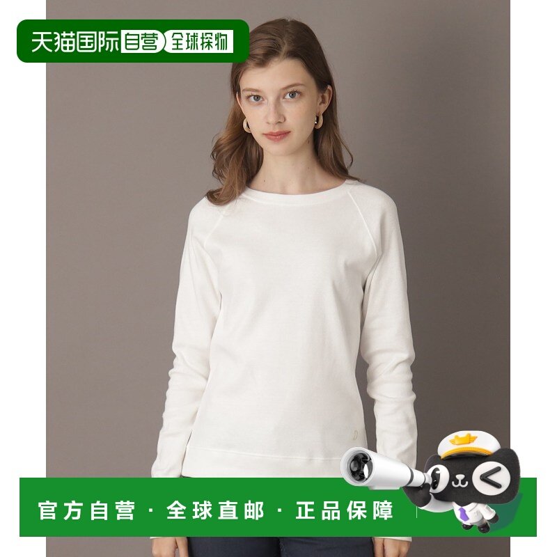 1h可退 日本直邮DRESSTERIOR 女装 全棉长袖圆领套头衫 拉链下摆,女装/女士精品,T恤,淘宝优惠券,粉丝福利购,淘宝优惠卷