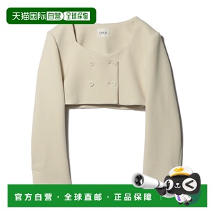 日本直邮UNUS 复古90年代风格 女装 双排扣西装 宽松短款 1h可退