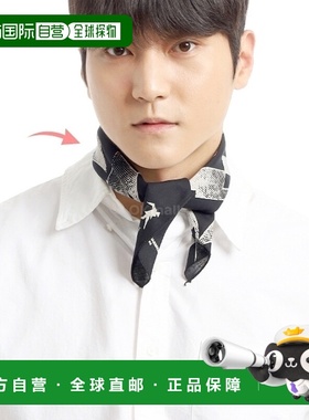 韩国直邮Engineered Garments 印花头巾 D - 黑色 - NYC (24F1H03