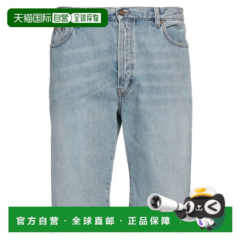 香港直邮Saint Laurent 圣罗兰 男士 牛仔短裤 blue蓝色 舒适时尚,男装,牛仔裤,淘宝优惠券,粉丝福利购,淘宝优惠卷