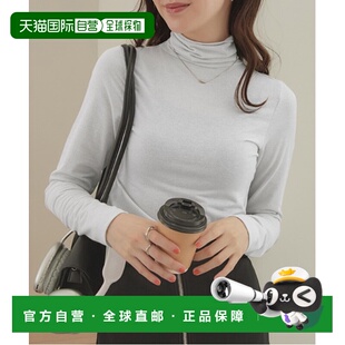 1h可退 日本直邮CHAN ME 女士拉链装饰高领透视上衣 274310针织衫