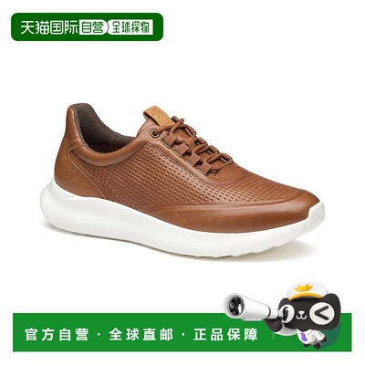 自营Johnston & Murphy Amherst 2.0 Leather Sneaker - brown 美