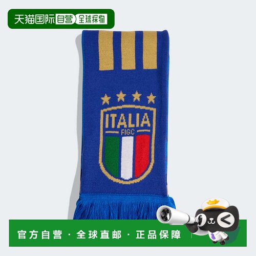 自营adidasItaly 26 Scarf - bold blue / hazy beige 美国奥莱直