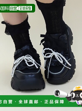 1h可退 日本直邮axes femme POETIQUE 女装 仿皮厚底休闲鞋 佩带