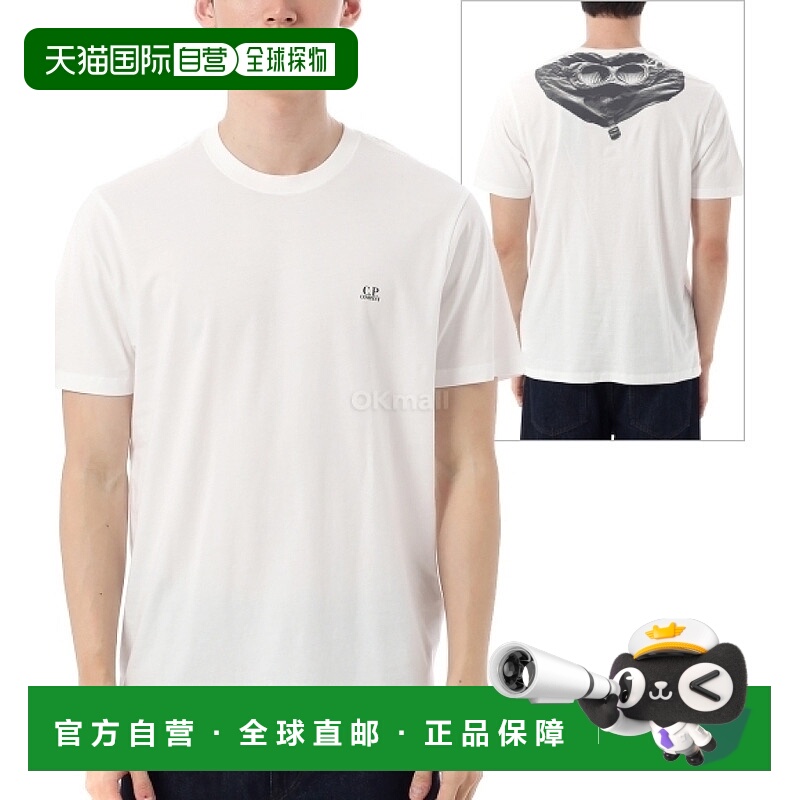 韩国直邮CP COMPANY 30/1 球衣徽标 T 恤（18CMTS030A 005100W 10