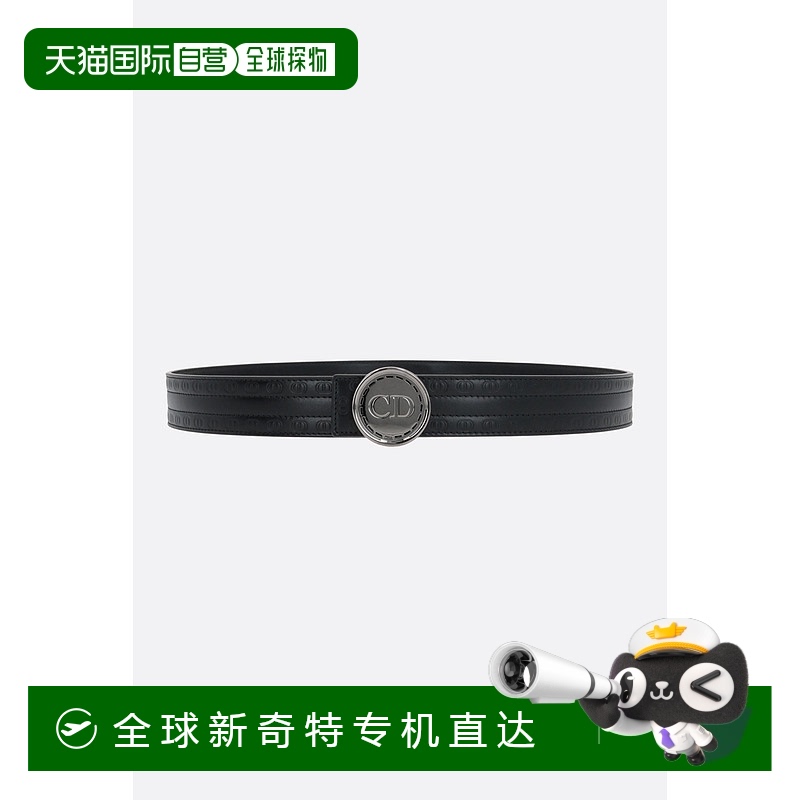 1h可退 香港直邮潮奢 DIOR 迪奥 男士 绗缝皮带腰带 4302RUVDQH00