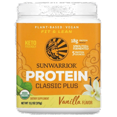 香港直发Sunwarrior有机植物蛋白质混合粉有效减缓肌肉疲劳374g