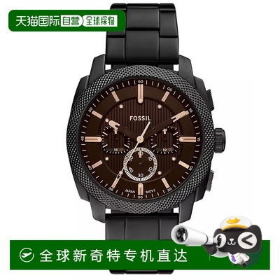 1小时内可退 【美国直邮】fossil  休闲手表化石石英计时