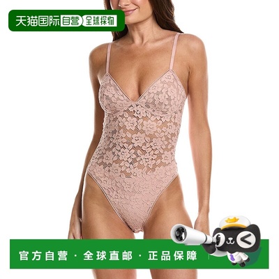 自营Wolford Bold Lace Bodysuit - pink 美国奥莱直发性感连体衣
