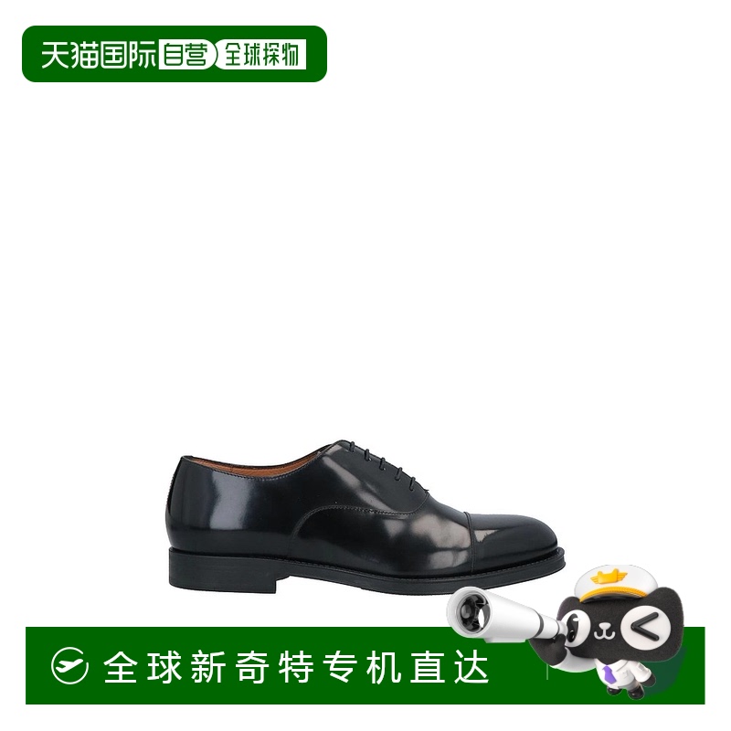 1h可退 香港直邮潮奢 Armani 阿玛尼 男士 绑带鞋 black黑色 舒适