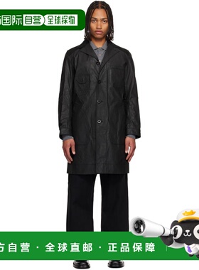 1h可退 香港直邮Junya Watanabe 渡边淳弥 男士 黑色 Coated Cott