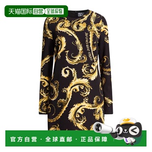 香港直邮versace 范思哲 女士 短款连衣裙 yellow黄色 舒适时尚