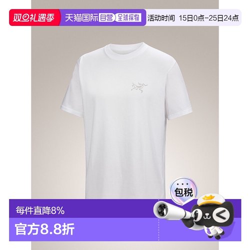 加拿大直邮始祖鸟Kragg SL男户外运动登山速干透气短袖T恤