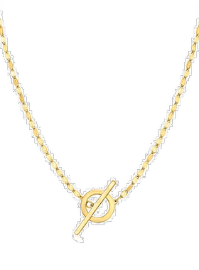 自营 Ross-Simons 意大利 14 克拉黄金 Lumachina 拨动扣项链 18