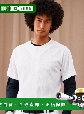 【日本直邮】Zett捷多 棒球网眼全开衫 白色 (1100) M BU1281MS