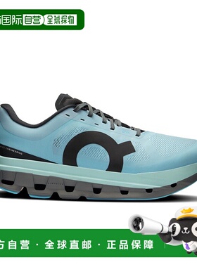 自营欧洲直邮On/昂跑 Cloudflow系列男士北极白/蓝灰色聚酯纤维lo