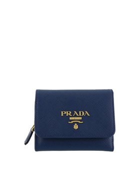 PRADA 女士钱包 1MH044QWAF0016 SS2023 蓝色