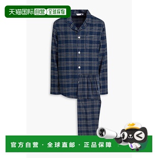 Rose Derek 德里克 罗斯 格纹棉质法兰 1h可退 男士 香港直邮潮奢