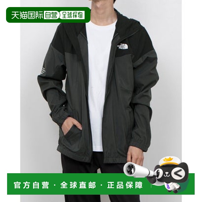 日本直邮THE NORTH FACE M MA WIND TRACK HOODIE 连帽卫衣 灰色/