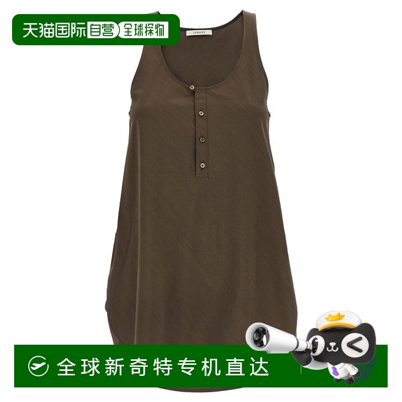 韩国直邮LEMAIRE25SS短袖T恤女TO1331LF1370BR465 Brown