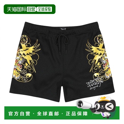 自营 ed hardy男士 Crawling Tigers 短裤（黑色） - 黑色 美国奥