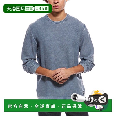 自营WEATHERPROOF VINTAGE Roll Neck Twill Stonewash Crewneck