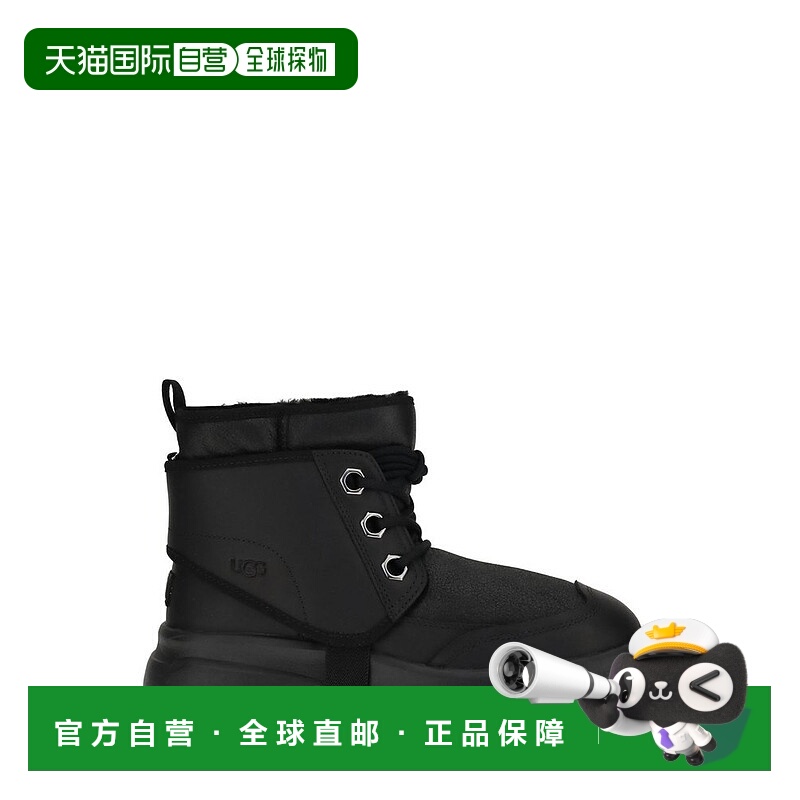 香港直邮Ugg 男士 UGG JLD 圓頭踝靴 1171351 black黑色 舒适时尚