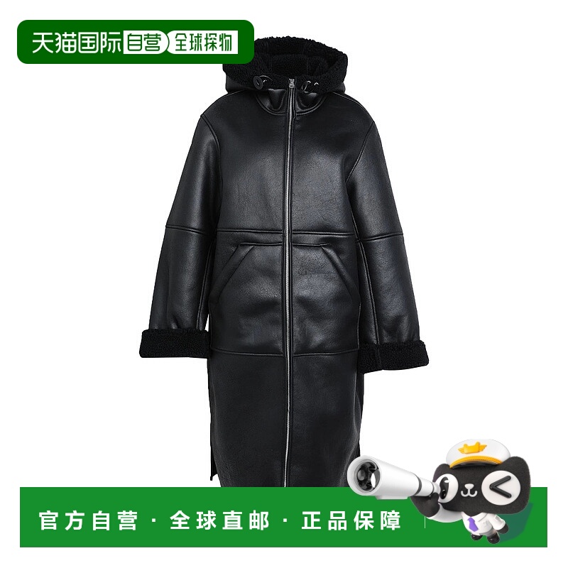 1h可退 香港直邮潮奢 Arket 女士 大衣 black黑色 舒适时尚