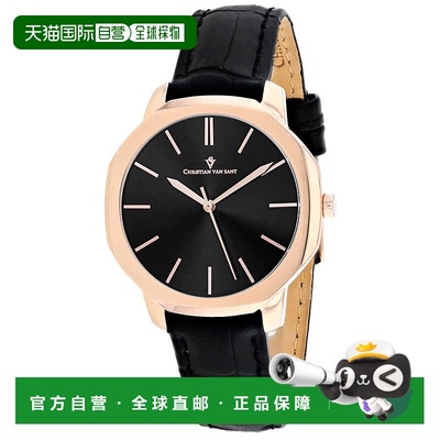 自营Christian Van Sant Women's Black dial Watch - black 美国