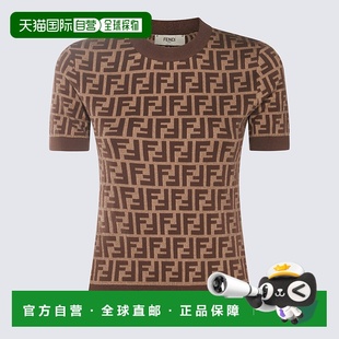 棕色 香港直邮FENDI FZXC72ASJTF0GGE Pullover 女士针织衫