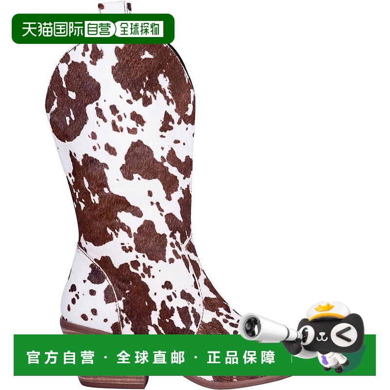 1h可退 【美国直邮】Dingo女士时装靴中筒中跟潮流时尚透气百搭稳