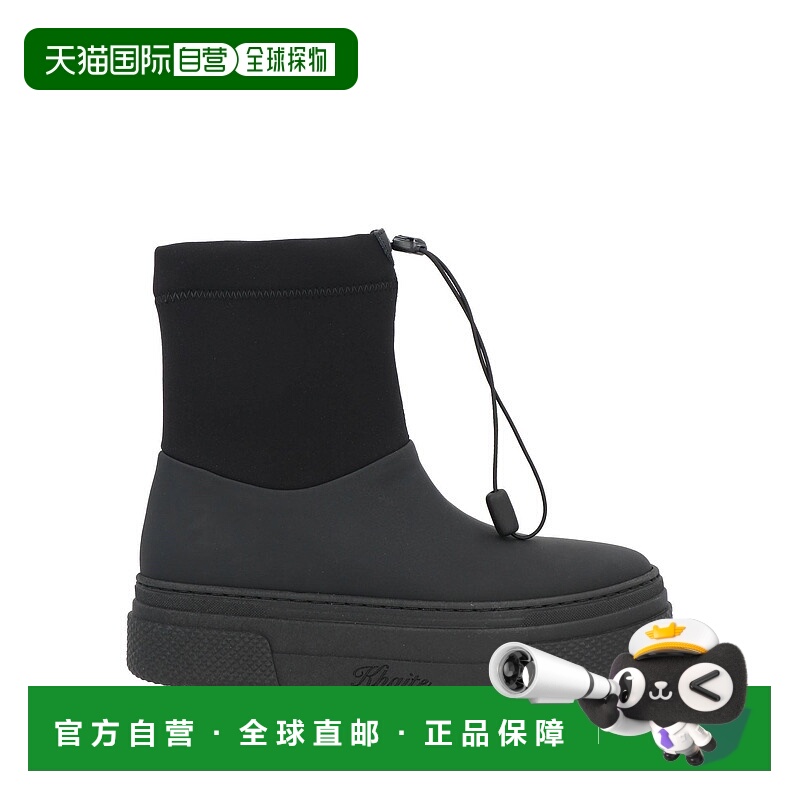 1h可退 香港直邮KHAITE 女士 脚踝靴 black黑色 舒适时尚
