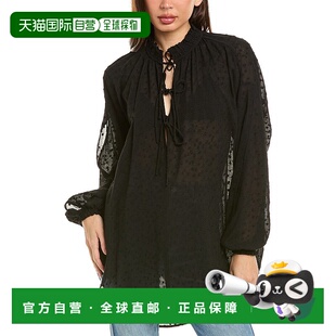 自营 IRO Robbins 上衣 - 黑色 美国奥莱直发性感泡泡袖