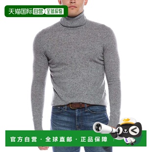 自营Quinn Solid Cashmere Turtleneck Sweater - gray 美国奥莱