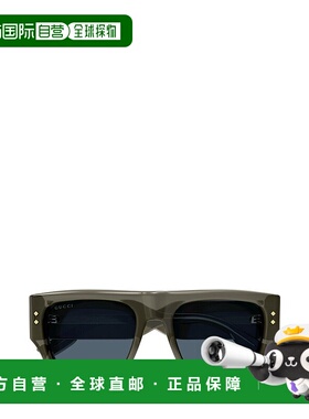 香港直邮Gucci 古驰 男士 徽标太阳镜 GG1262S grey灰色 舒适时尚