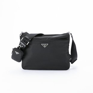 日本直邮PRADA ReNylon 拉链单肩包带前袋 1BC421 RV44 D1M新款