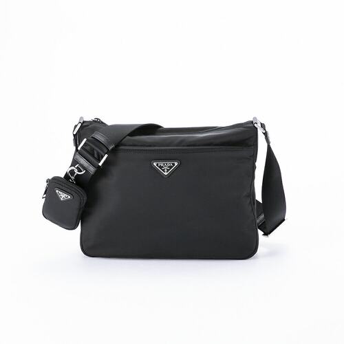 日本直邮PRADA ReNylon 拉链单肩包带前袋 1BC421 RV44 D1M新款