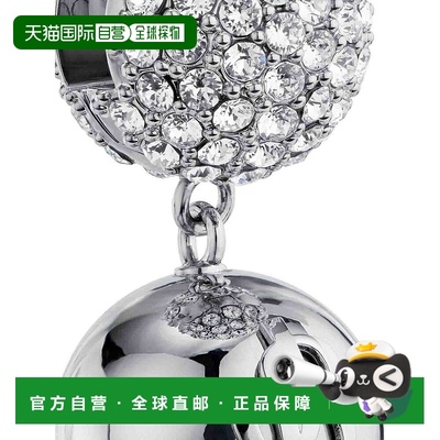 1h可退 香港直邮JIMMY CHOO 女士耳饰 DBLSPHEREDBJSILVE SS2025
