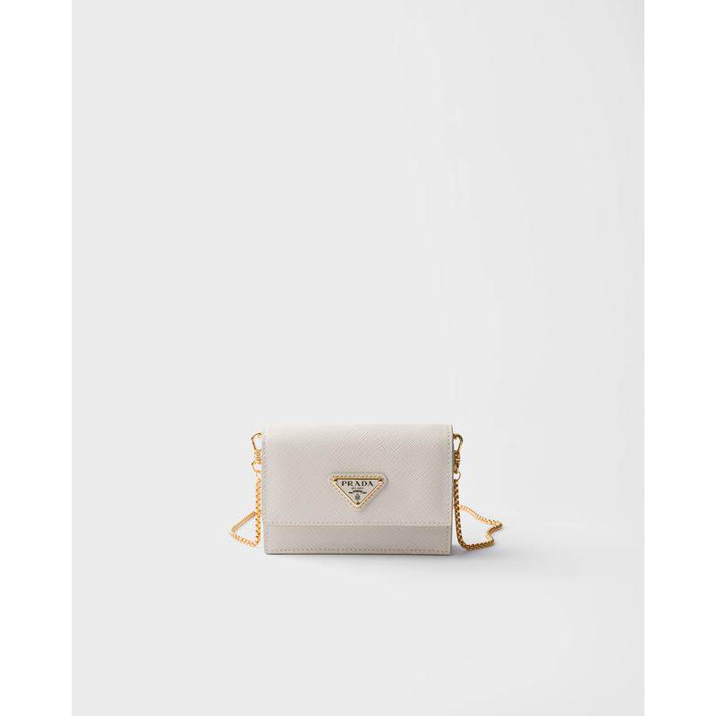 PRADA (2025) Saffiano 皮革单肩卡包