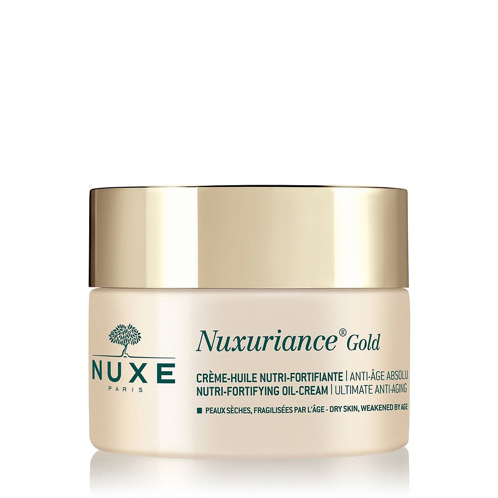 NUXE欧树面霜黄金滋养强化修复抗皱油润晚霜50m1干性皮肤葡萄玫瑰