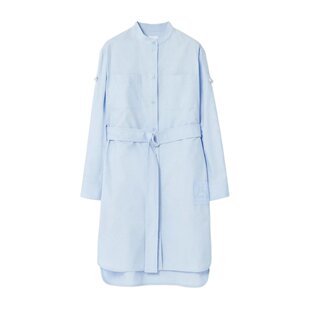 Burberry 束带衬衫式连衣裙 80718851