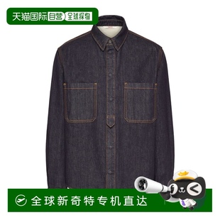 徽標牛仔襯衫 99新未使用 香港直郵Valentino 3V3DB02E9F1經(jīng)典