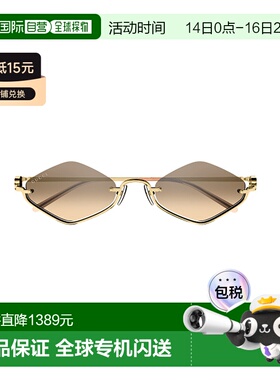 香港直邮GUCCI 女士眼镜 GG1604S003 古驰 配饰CO黄色