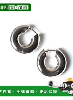 日本直邮TOM WOOD 粗圈小耳环925 纯银双耳适用女士ECH10353NA01S