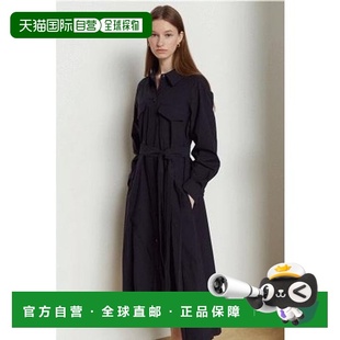 褶皱彩色风衣连衣裙 女式 IM9M0OP76SG IZZAT 韩国直邮THE