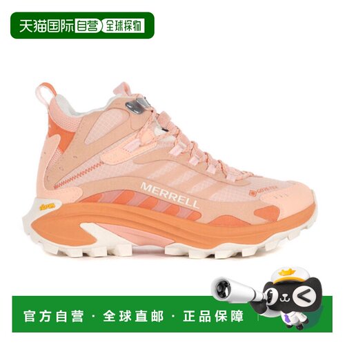 香港直邮Merrell女款Moab Speed 2中帮戈尔特斯桃色登山靴 J03783