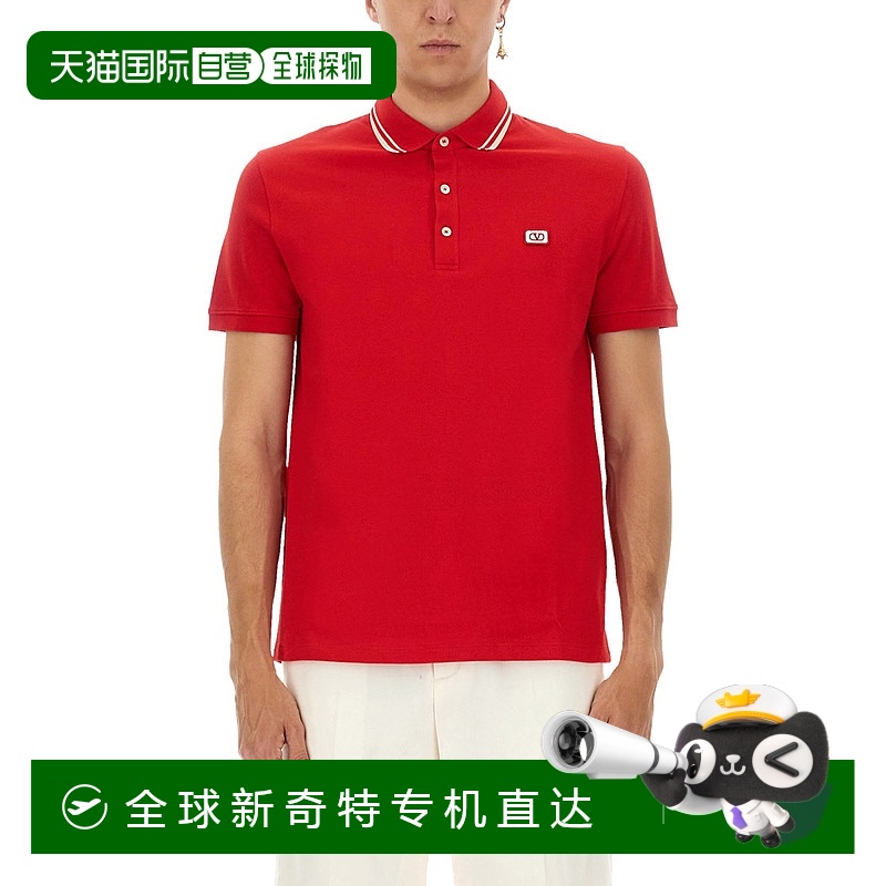 1h可退香港直邮VALENTINO男士POLO衫 7V3MH01KAQK157 AW2025红
