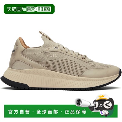 香港直邮BOSS 波士 男士 米色 TTNM EVO Knitted Upper 运动鞋 50