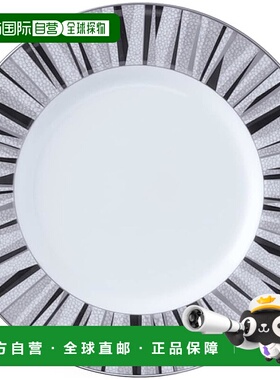 【日本直邮】NARUMI 盘子 碟子 鲨鱼皮 16cm 黑色 现代简约设计